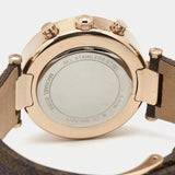 Michael Kors Parker Chronograph White Dial Brown Leather Strap Watch For Women - MK6917 Buy Now By Michael Kors