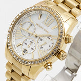 Michael Kors Lexington Mother of Pearl White Dial Gold Steel Strap Watch For Women - MK7241 Buy Now By Michael Kors