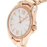 Michael Kors Whitney Quartz White Dial Rose Gold Steel Strap Watch For Women - MK6694 Buy Now By Michael Kors