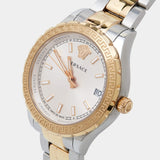 Versace Hellenyium Silver Dial Two Tone Steel Strap Watch for Women - V12030015 Buy Now By Versace