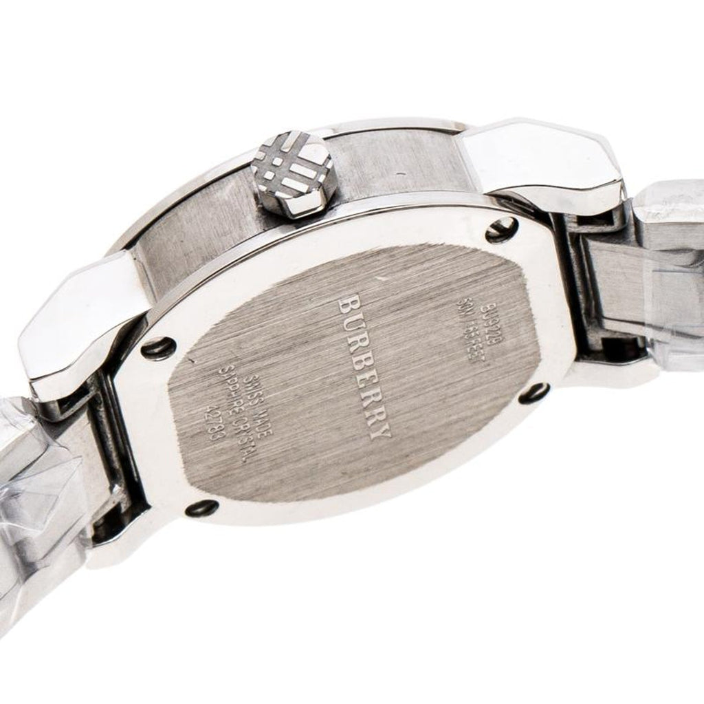 Burberry The City Diamonds Silver Dial Silver Steel Strap Watch for Women - BU9229 Buy Now By Burberry