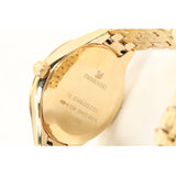 Swarovski Lovely Crystals White Dial Gold Steel Strap Watch for Women - 5242895 Buy Now By Swarovski