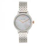 Emporio Armani Interchangeable Analog Mother of Pearl Dial Silver Steel Strap Watch For Women - AR80020 Buy Now By Emporio Armani