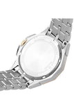 Bulova Octova Crystal Silver Dial Two Tone Steel Strap Watch for Men - 98C133 Buy Now By Bulova