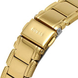 Guess Lily Quartz Gold Dial Gold Steel Strap Watch For Women - GW0528L2 Buy Now By Guess