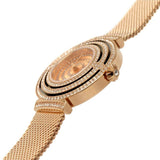 Guess Dream Crystals Rose Gold Dial Rose Gold Mesh Bracelet Watch For Women - GW0550L3 Buy Now By Guess
