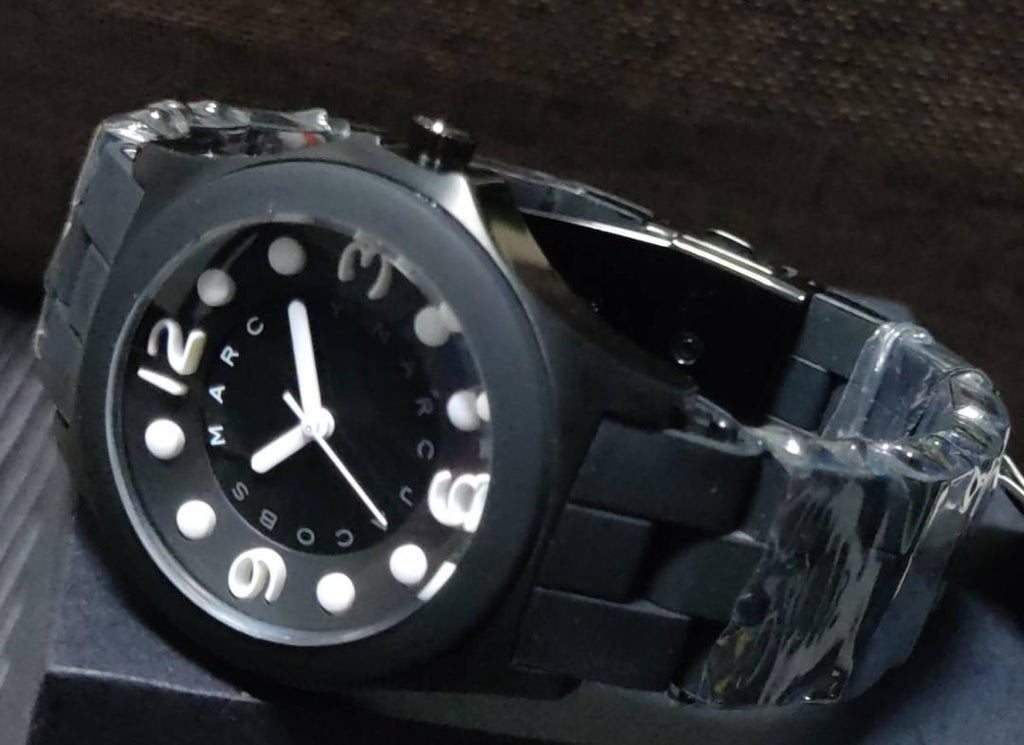 Marc Jacobs Pelly Black Dial Black Silicone Strap Watch for Women - MBM2507 Buy Now By Marc Jacobs