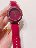 Marc Jacobs Blade Red Dial Red Leather Strap Watch for Women - MBM1157 Buy Now By Marc Jacobs
