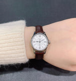 Tissot Le Locle Automatic Lady Silver Dial Brown Leather Strap Watch For Women - T41.1.113.77 Buy Now By Tissot
