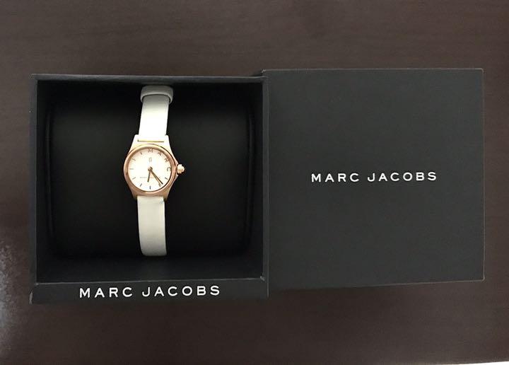 Marc Jacobs Blade White Dial White Leather Strap Watch for Women - MBM1344 Buy Now By Marc Jacobs
