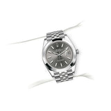 Rolex Datejust 41 Oyster Grey Dial Silver Oystersteel Bracelet Watch for Men - M126300-0008 Buy Now By Rolex