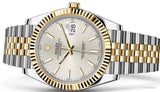 Rolex Datejust 41 Silver Dial Two Tone Oystersteel & Yellow Gold Jubilee Bracelet Watch for Men - M126333-0002 Buy Now By Rolex