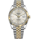 Rolex Datejust 41 Silver Dial Two Tone Oystersteel & Yellow Gold Jubilee Bracelet Watch for Men - M126333-0002 Buy Now By Rolex