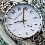 Marc Jacobs Sally White Dial Silver Steel Strap Watch for Women - MBM8642 Buy Now By Marc Jacobs