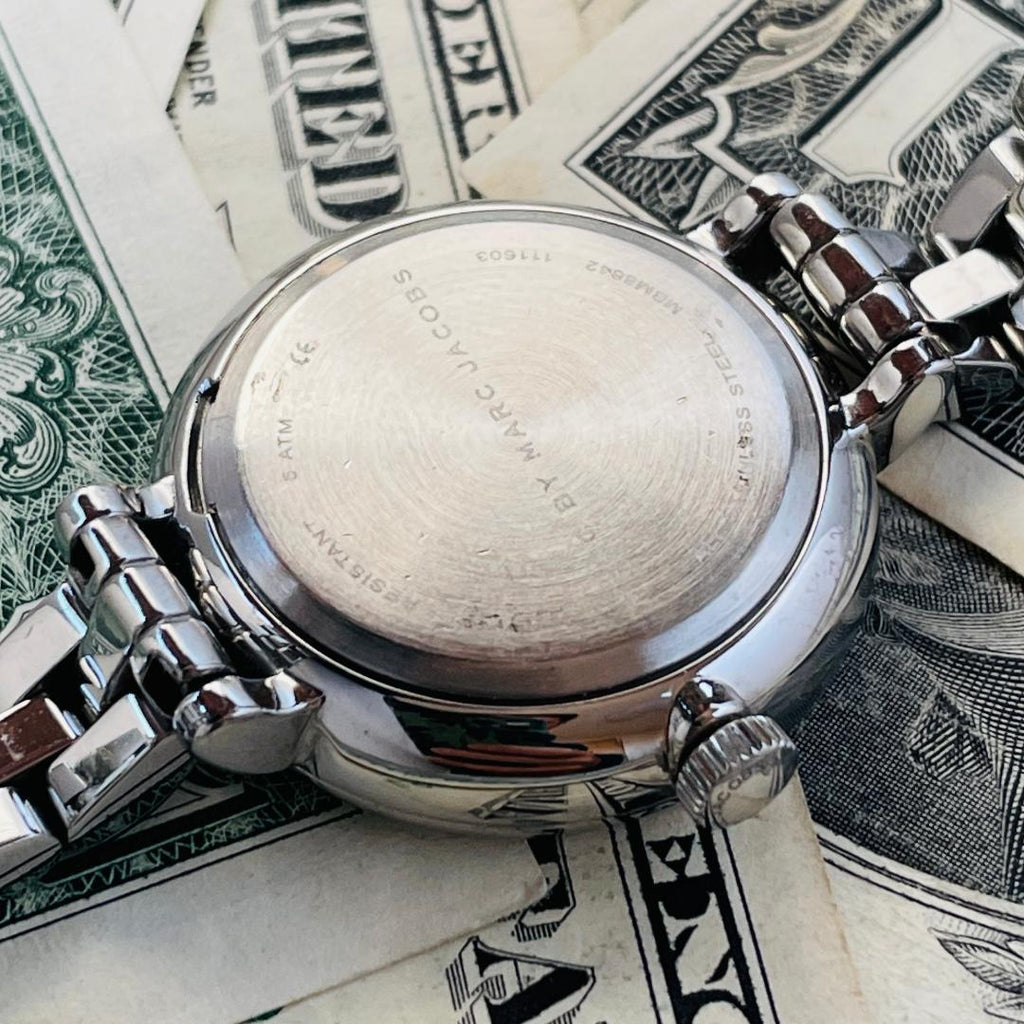 Marc Jacobs Sally White Dial Silver Steel Strap Watch for Women - MBM8642 Buy Now By Marc Jacobs