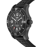Breitling Superocean Automatic 46mm Black Dial Black Rubber Strap Watch for Men - M17368B71B1S1 Buy Now By Breitling