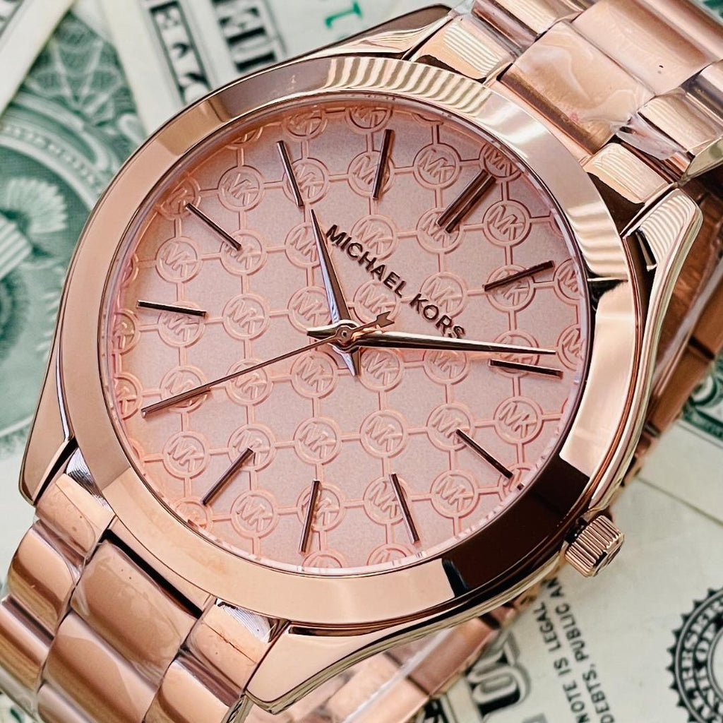 Michael Kors Runway Rose Gold Dial Rose Gold Steel Strap Watch for Women - MK3336 Buy Now By Michael Kors