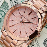 Michael Kors Runway Rose Gold Dial Rose Gold Steel Strap Watch for Women - MK3336 Buy Now By Michael Kors