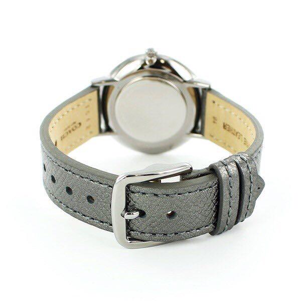 Coach Slim Easton Silver Dial Grey Leather Strap Watch for Women - 14502686 Buy Now By Coach