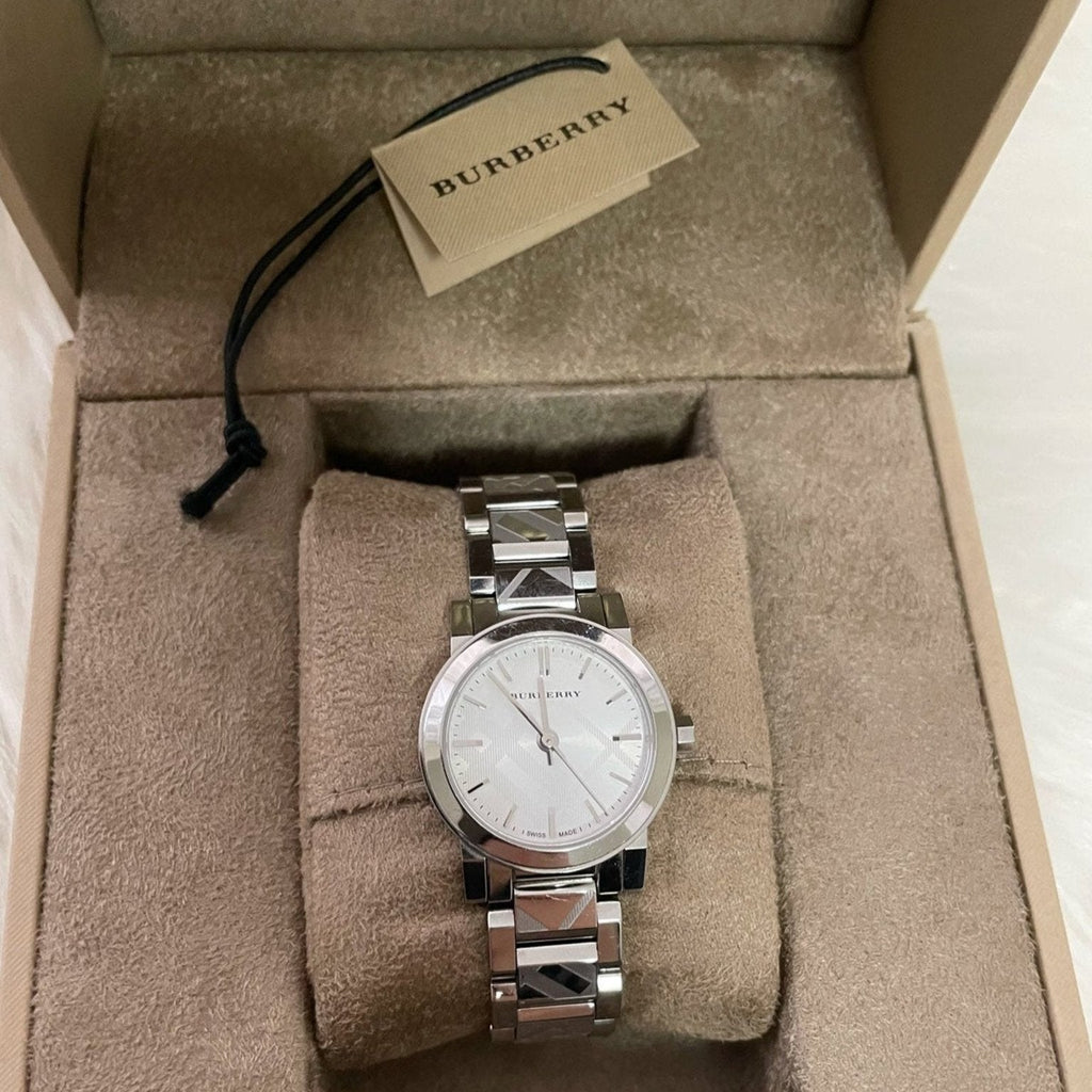 Burberry The City Silver Dial Two Tone Steel Strap Watch for Women - BU9217 Buy Now By Burberry