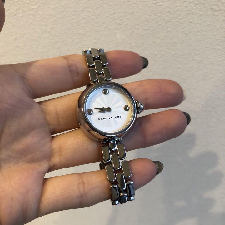 Marc Jacobs Courtney Mother of Pearl White Dial Silver Steel Strap Watch for Women - MJ3459 Buy Now By Marc Jacobs