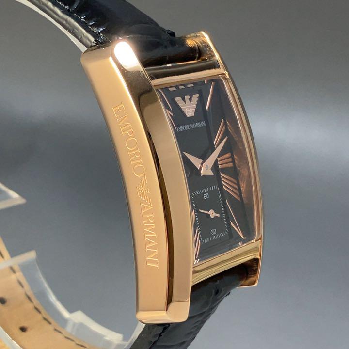 Emporio Armani Classic Black Dial Black Leather Strap Watch For Women - AR0169 Buy Now By Emporio Armani