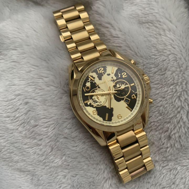 Michael Kors Bradshaw Stop Hunger Black Gold Dial Gold Steel Strap Watch for Women - MK6272 Buy Now By Michael Kors