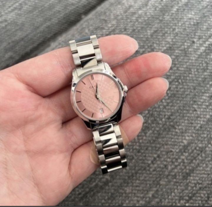 Burberry The City Diamonds Pink Dial Silver Steel Strap Watch for Women - BU9231 Buy Now By Burberry