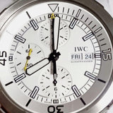 IWC Aquatimer Chronograph White Dial Black Rubber Strap Watch for Men - IW376801 Buy Now By IWC