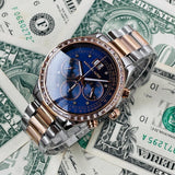 Michael Kors Brinkley Blue Dial Two Tone Steel Strap Watch for Women - MK6205 Buy Now By Michael Kors