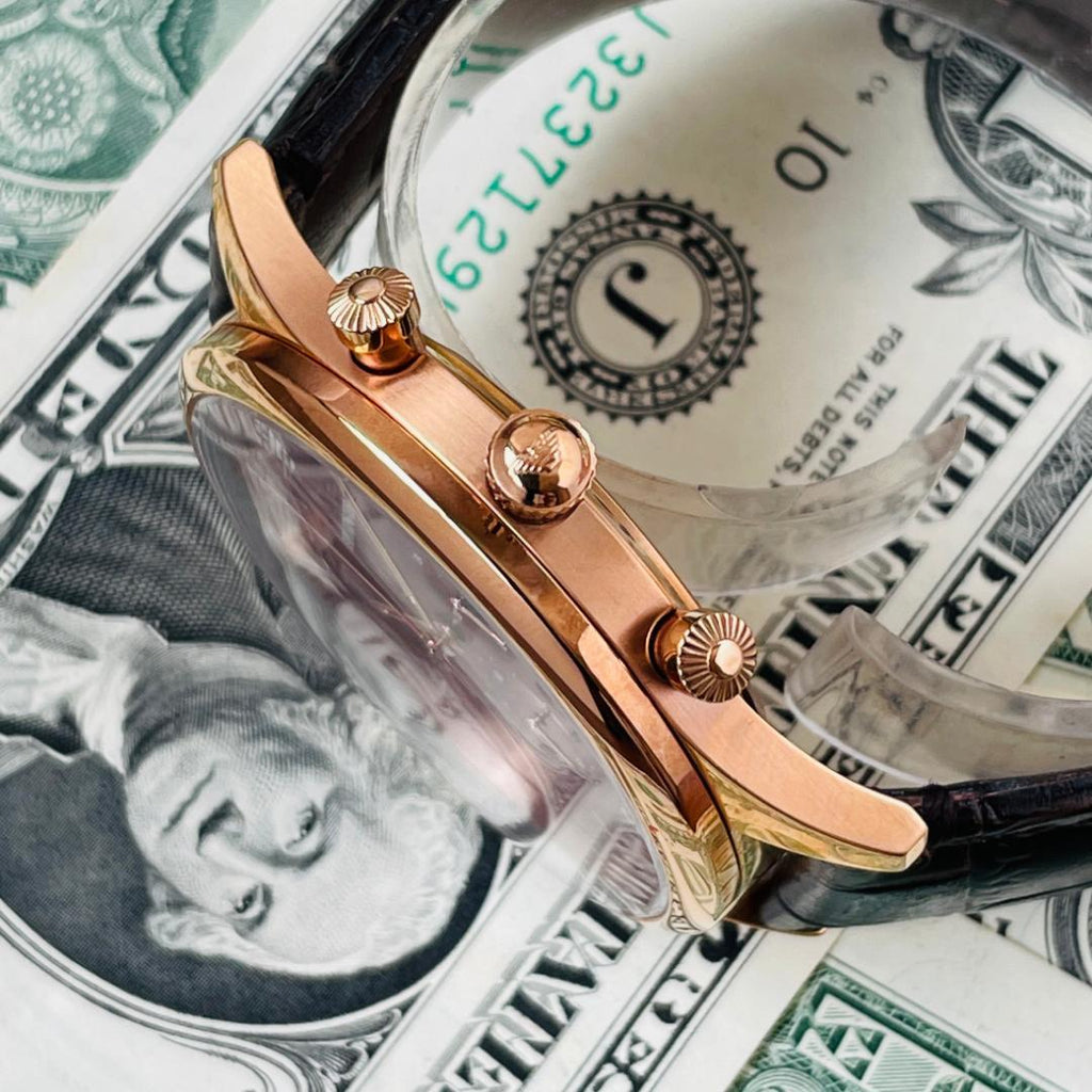 Emporio Armani Classic Chronograph Burgundy Dial Brown Leather Strap Watch For Men - AR1890 Buy Now By Emporio Armani