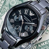 Emporio Armani Black Ceramic Dial Ceramic Strap Watch For Women - AR1401 Buy Now By Emporio Armani