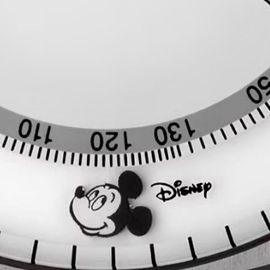 Gucci Grip Chronograph Mickey Mouse White Dial Silver Steel Strap Watch For Men - YA157306 Buy Now By Gucci