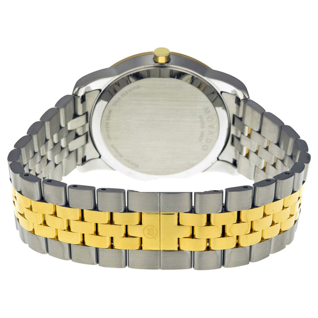 Movado Museum Classic Black Dial Two Tone Steel Strap Watch For Women - 0606605 Buy Now By Movado