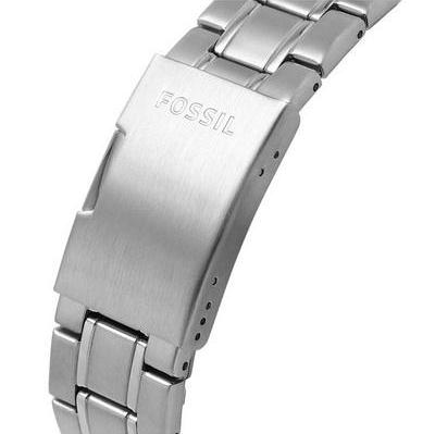 Fossil Garrett Chronograph Blue Dial Silver Steel Strap Watch for Men - FS5623 Buy Now By Fossil