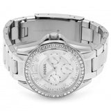 Fossil Riley Multifunction Silver Dial Silver Steel Strap Watch for Women - ES3202 Buy Now By Fossil