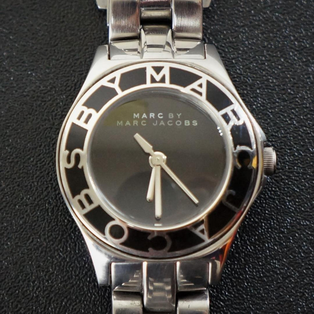 Marc Jacobs Blade Black Dial Silver Steel Strap Watch for Women - MBM3059 Buy Now By Marc Jacobs