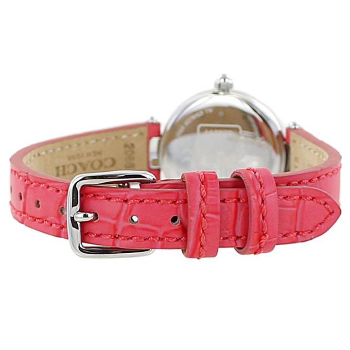 Coach Park Pink Dial Pink Leather Strap Watch for Women - 14503536 Buy Now By Coach