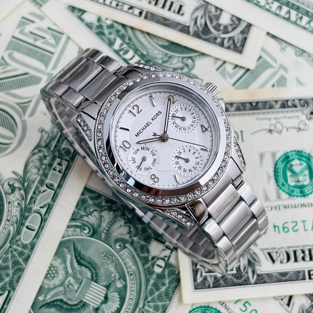 Michael Kors Blair Silver Dial SIlver Steel Strap Watch for Women - MK5612 Buy Now By Michael Kors