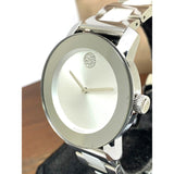 Movado Bold Ceramic Silver Dial Silver Steel Strap Watch for Women - 3600638 Buy Now By Movado