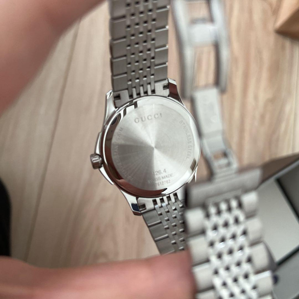 Gucci G Timeless Quartz Silver Dial Silver Steel Strap Watch For Women - YA126459 Buy Now By Gucci