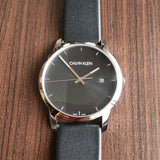 Calvin Klein City Quartz Black Dial Black Leather Strap Watch for Men - K2G2G1C1 Buy Now By Calvin Klein