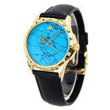 Gucci G Timeless Turquoise Blue Dial Black Leather Strap Watch For Men - YA126462 Buy Now By Gucci