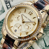 Michael Kors Blair Gold Dial Two Tone Steel Strap Watch for Women - MK6094 Buy Now By Michael Kors