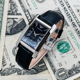 Emporio Armani Classic Black Dial Black Leather Strap Watch For Women - AR0144 Buy Now By Emporio Armani