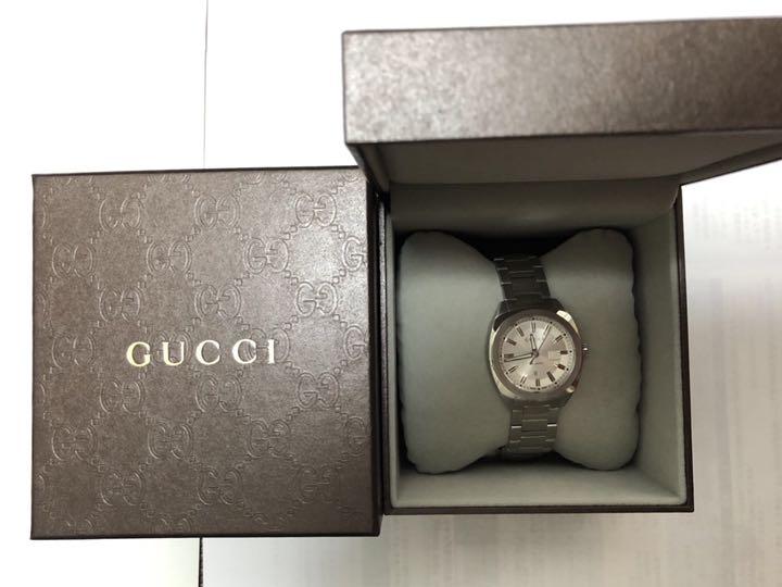 Gucci G Timeless GG2570 Silver Dial Silver Steel Strap Watch For Men - YA142402 Buy Now By Gucci
