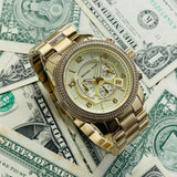 Michael Kors Runway Gold Dial Gold Steel Strap Watch for Women - MK5575 Buy Now By Michael Kors