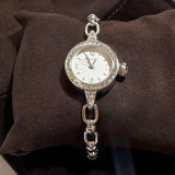 Bulova Crystals White Dial Silver Steel Strap Watch for Women - 96X114 Buy Now By Bulova