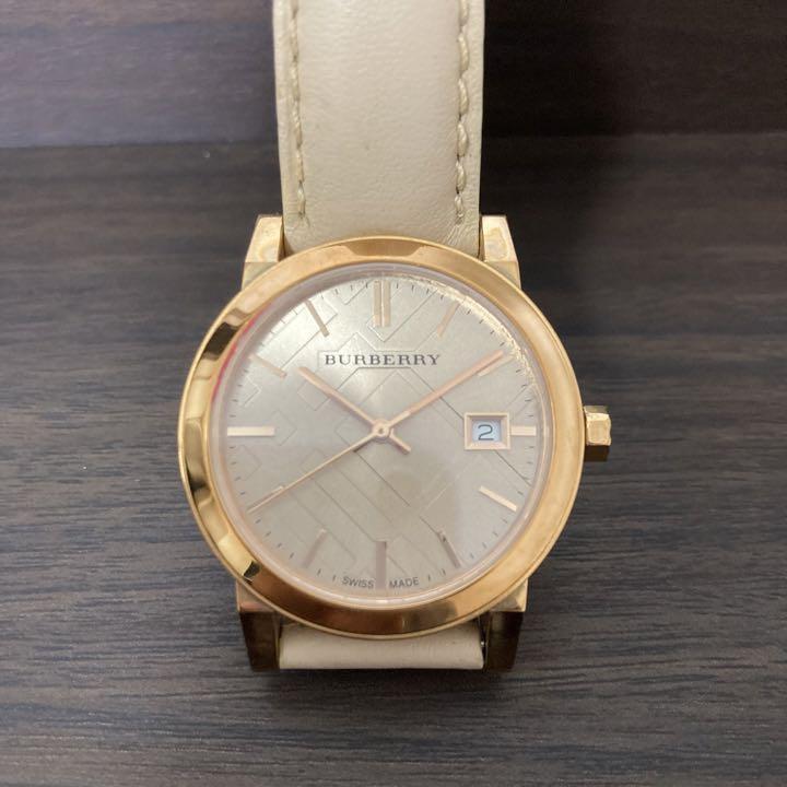 Burberry The City Beige Dial Beige Leather Strap Watch for Women - BU9109 Buy Now By Burberry