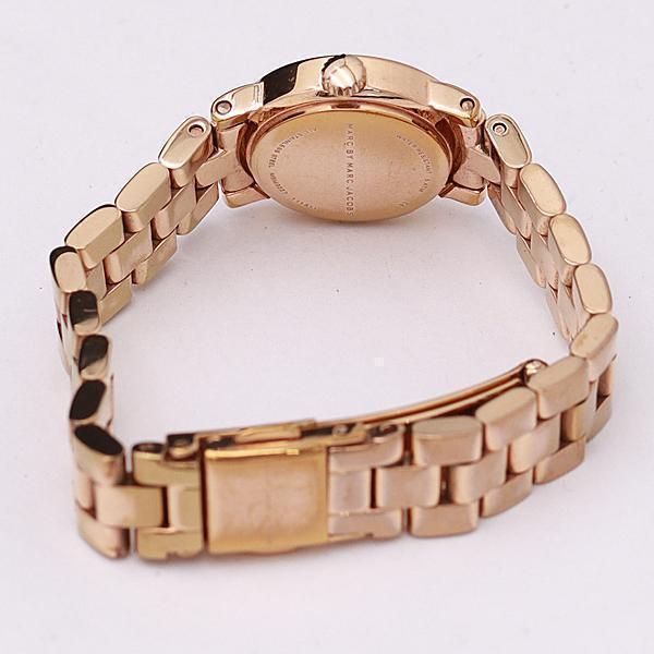 Marc Jacobs Amy White Dial Rose Gold Steel Strap Watch for Women - MBM3227 Buy Now By Marc Jacobs